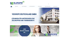 Desktop Screenshot of 1eeurope.de